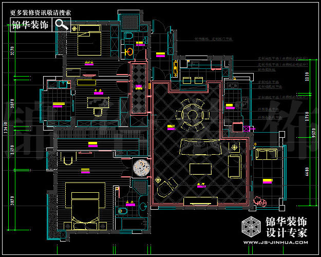 中海鳳凰熙岸C3戶型187平米 戶型