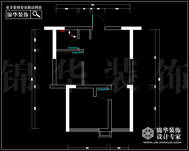 德盈國(guó)際廣場(chǎng)A2戶(hù)型56平米  戶(hù)型
